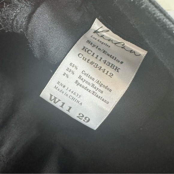 KanCan shorts cut off raw hem black ripped distressed size 11 denim shorts - Picture 5 of 5